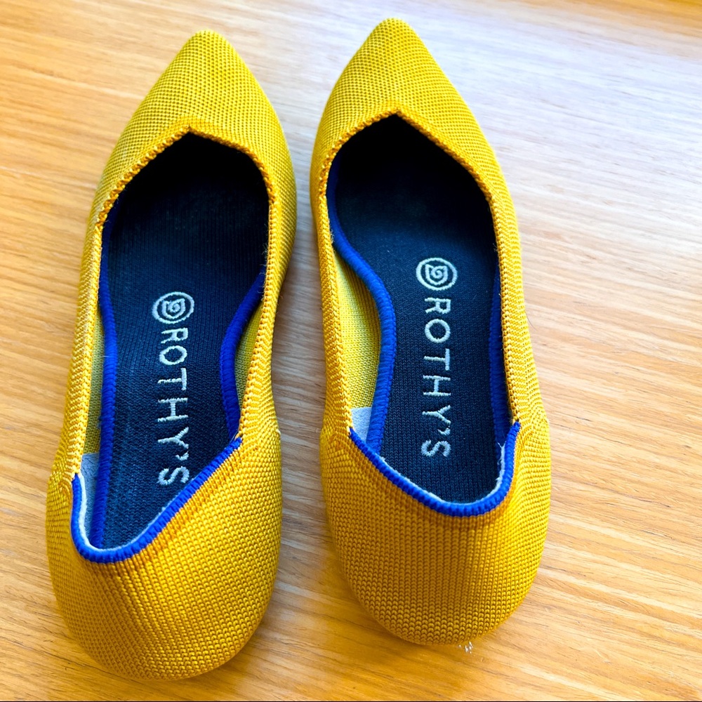 ROTHY’S The Point Shoes Color - Yellow Size 6.5